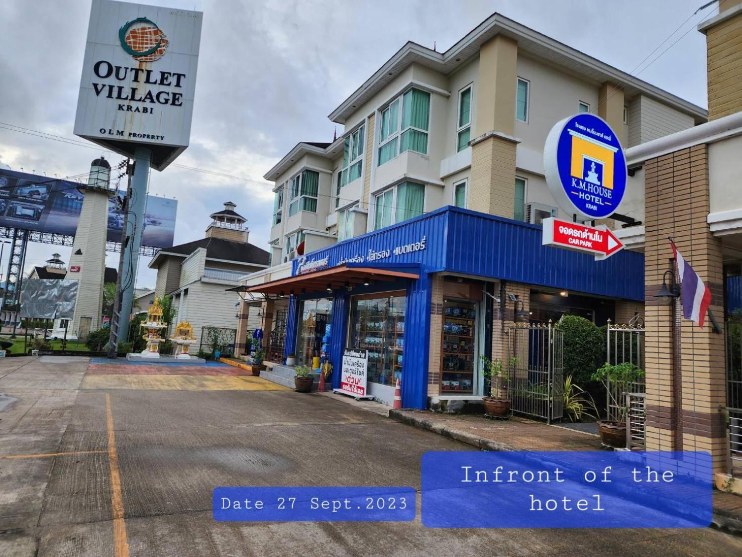 K.M. House Hotel Krabi town Buitenkant foto